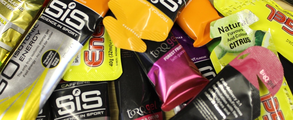 Energy gels for cycling